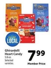 Ghirardelli Heart Candy