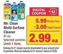 Mr. Clean Multi-Surface Cleaner