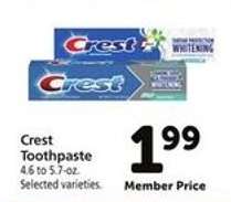 Crest Toothpaste