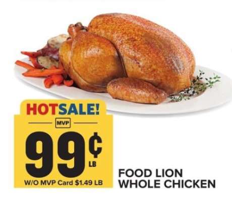 Food Lion Whole Chicken