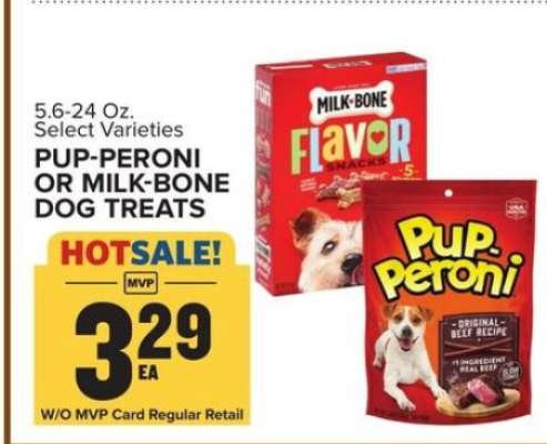 Pup-Peroni or Milk Bone Dog Treats