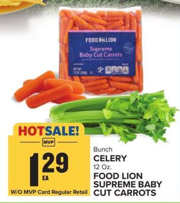 FOOD LION SUPREME BABY CUT CARROTS