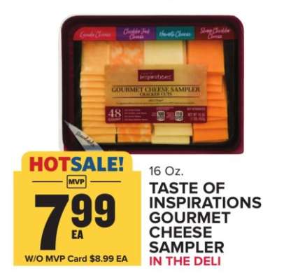 Taste of Inspirations Gourmet Cheese Sampler