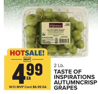 TASTE OF INSPIRATIONS AUTUMNCRISP GRAPES