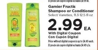 Garnier Fructis Shampoo or Conditioner
