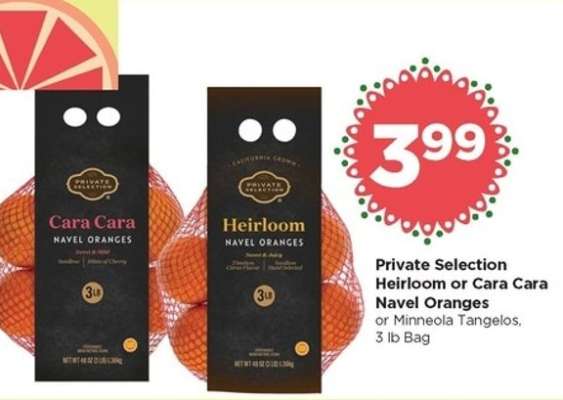Private Selection Heirloom or Cara Cara Navel Oranges
