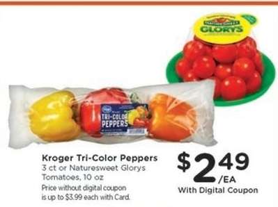 Kroger Tri-Color Peppers