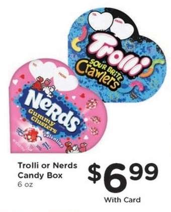 Trolli or Nerds Candy Box