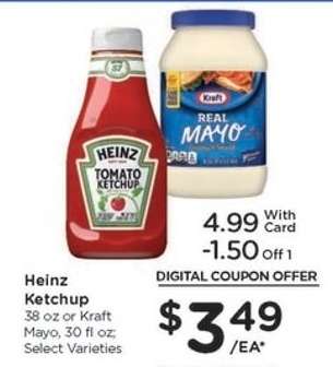 Heinz Ketchup or Kraft Mayo
