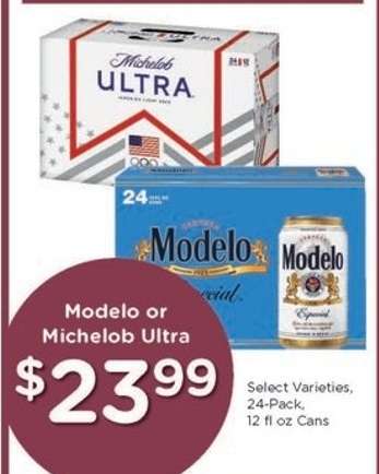Modelo or Michelob Ultra