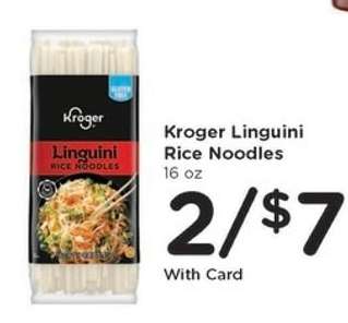 Kroger Linguini Rice Noodles