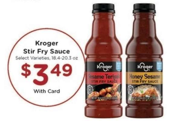 Kroger Stir Fry Sauce