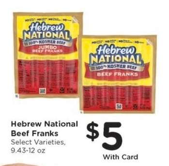 Hebrew National Beef Franks