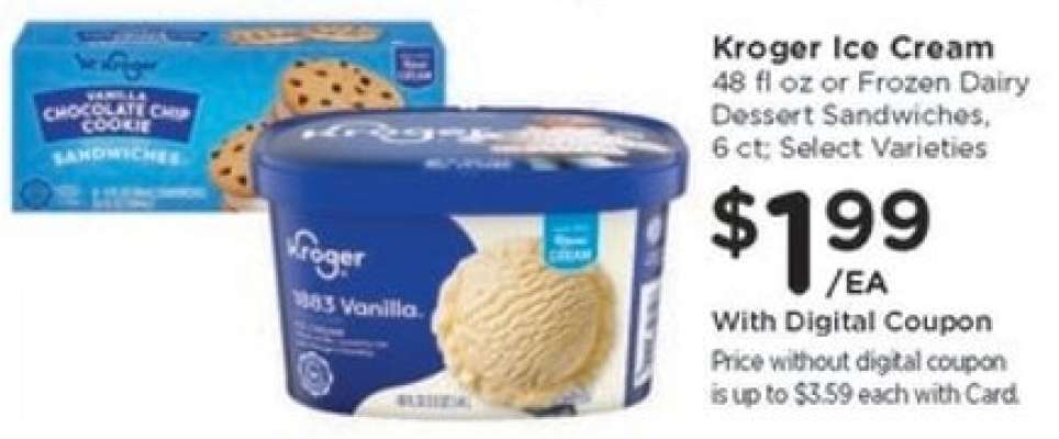 Kroger Ice Cream