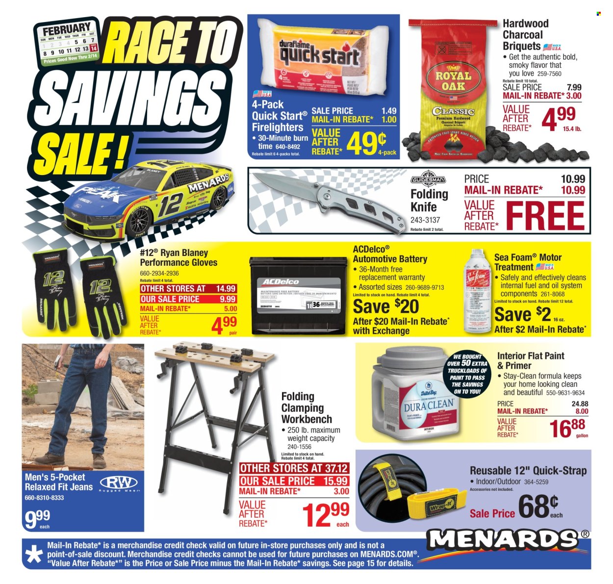 Menards ad - 02/05/2026 - 02/14/2026. Page 1
