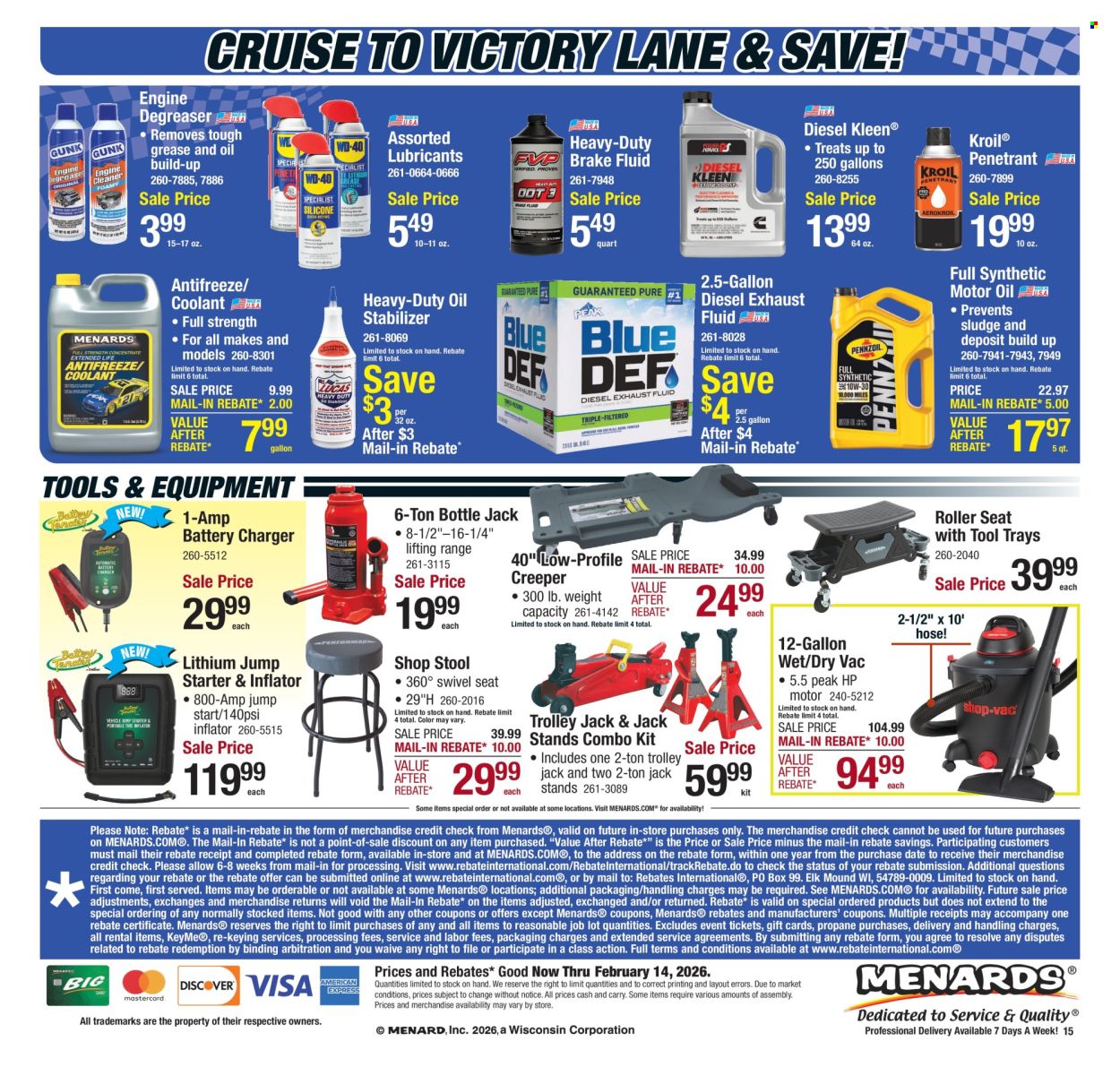 Menards ad - 02/05/2026 - 02/14/2026. Page 20