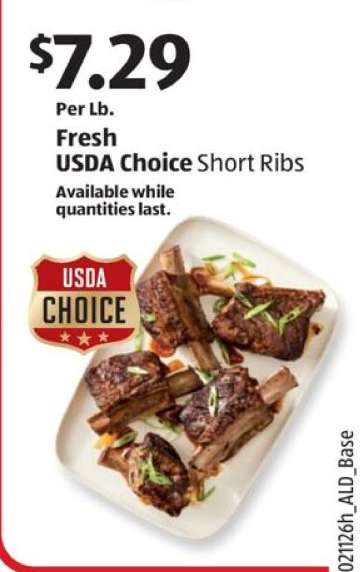 Fresh USDA Choice Short Ribs