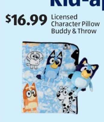 Licensed Character Pillow Buddy & Throw