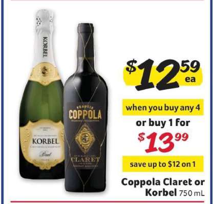 Coppola Claret or Korbel