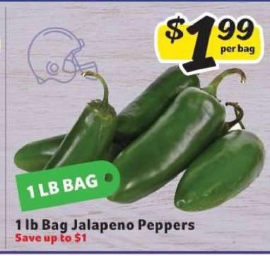 1 lb Bag Jalapeno Peppers