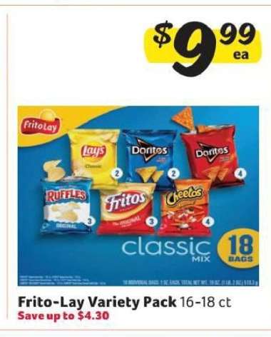 Frito Lay Variety Pack