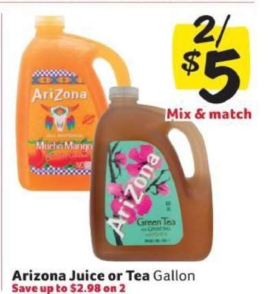 Arizona Juice or Tea