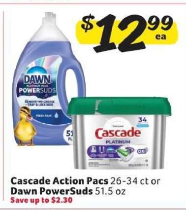 Cascade Action Pacs or Dawn PowerSuds