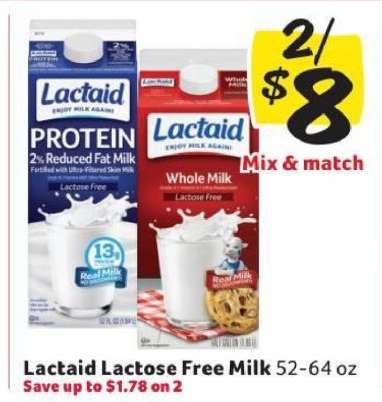 Lactaid Lactose Free Milk,