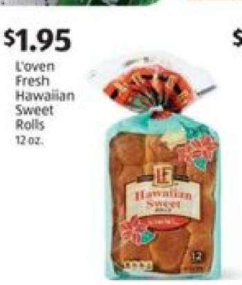 L'oven Fresh Hawaiian Sweet Rolls