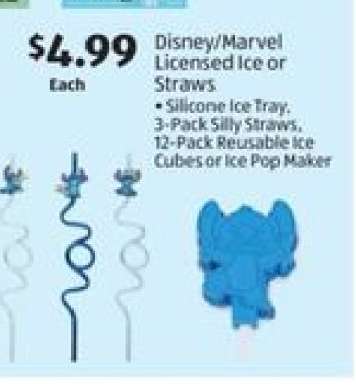 Disney/Marvel Licensed Ice or Straws