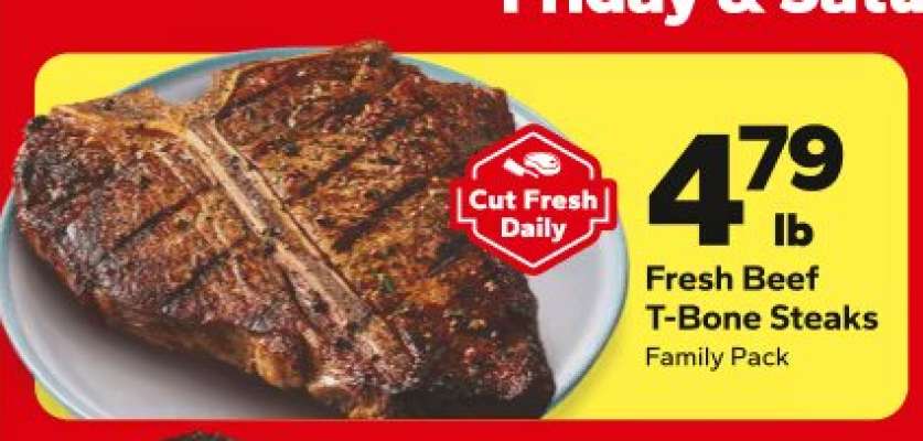 Fresh Beef T-Bone Steaks