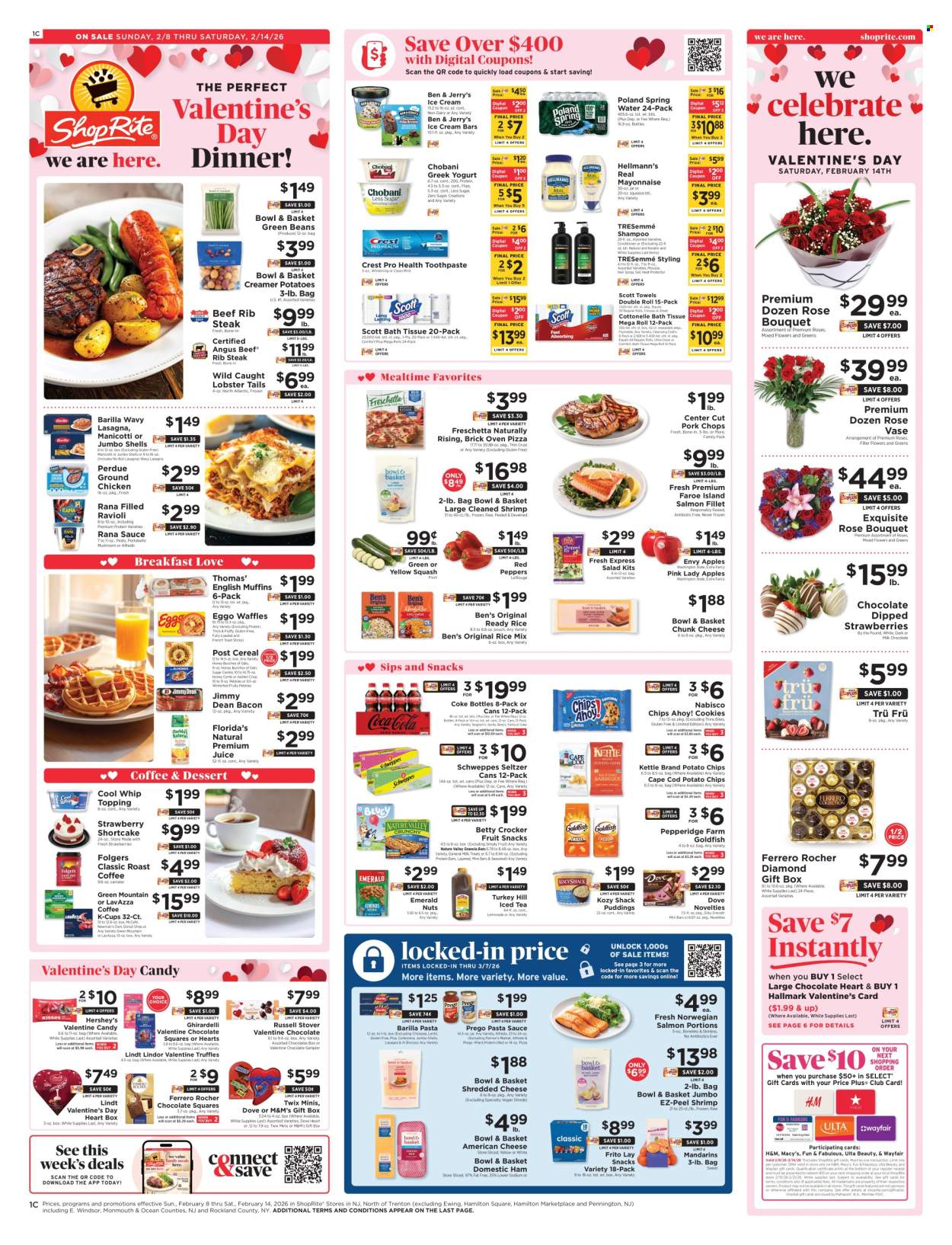 ShopRite ad - 02/08/2026 - 02/14/2026. Page 1