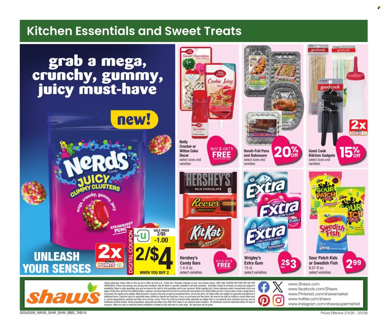 Shaw’s ad - 02/04/2026 - 03/05/2026. Page 16