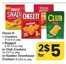 Cheez-it or Club Crackers