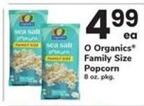 O Organics® Family Size Popcorn
