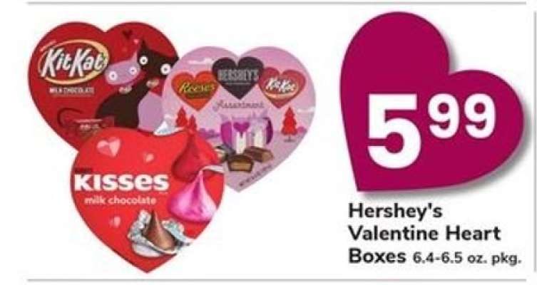 Hershey's Valentine Heart Boxes