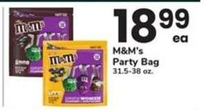M&M's Party Bag