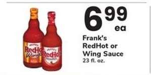Frank's RedHot or Wing Sauce