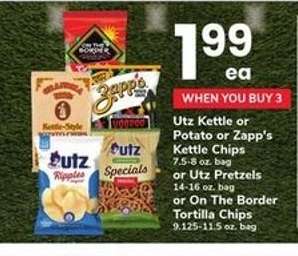 Utz Kettle or Potato or Zapp's Kettle Chips