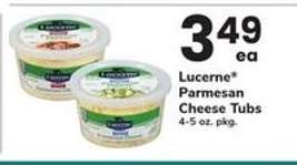 Lucerne Parmesan Cheese Tubs