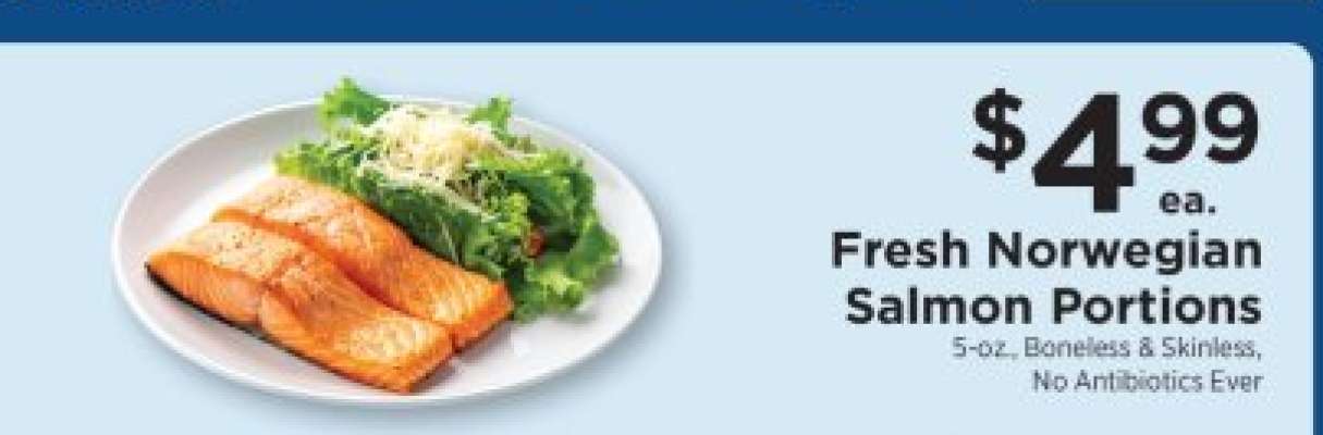 Fresh Norwegian Salmon Portions