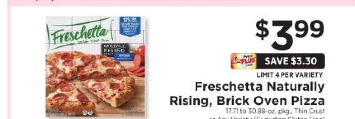 Freschetta Naturally Rising, Brick Oven Pizza