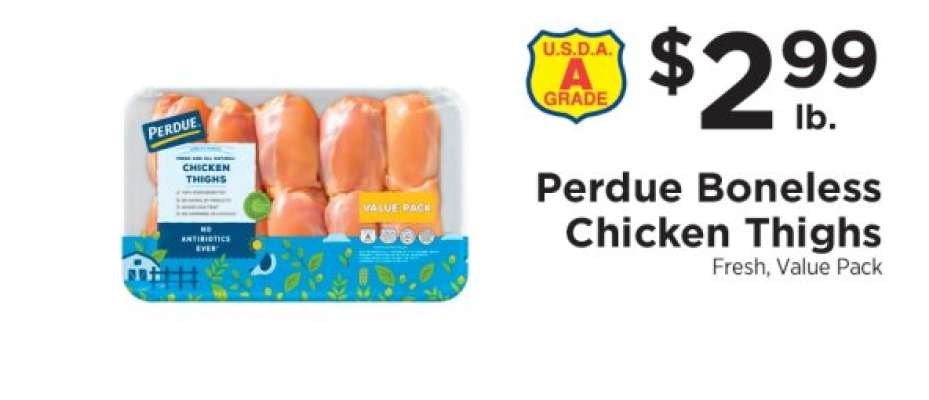 Perdue Boneless Chicken Thighs