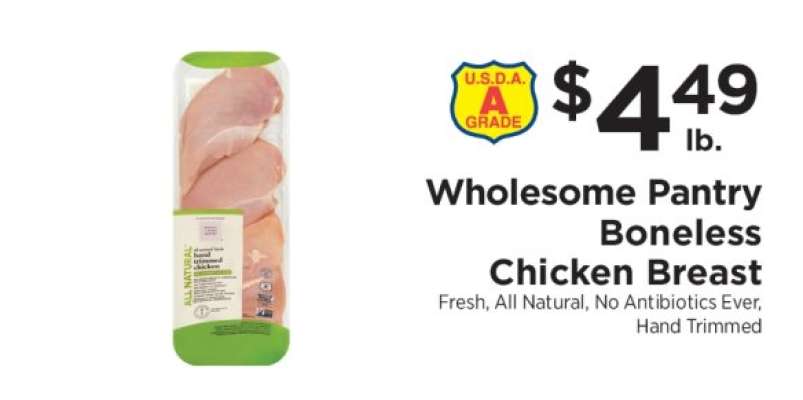 Wholesome Pantry Boneless Chicken Breast