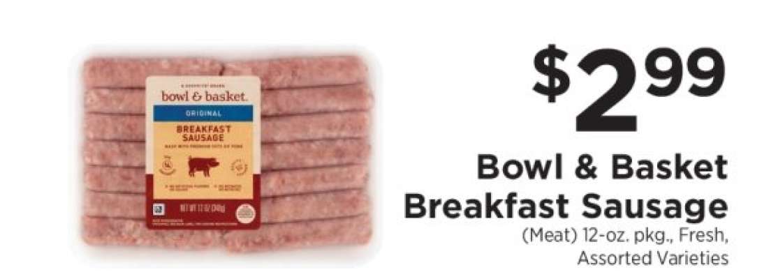 Bowl & Basket Breakfast Sausage