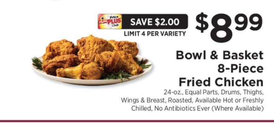 Bowl & Basket 8-Piece Fried Chicken