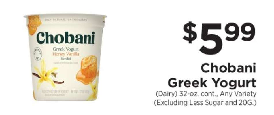 Chobani Greek Yogurt