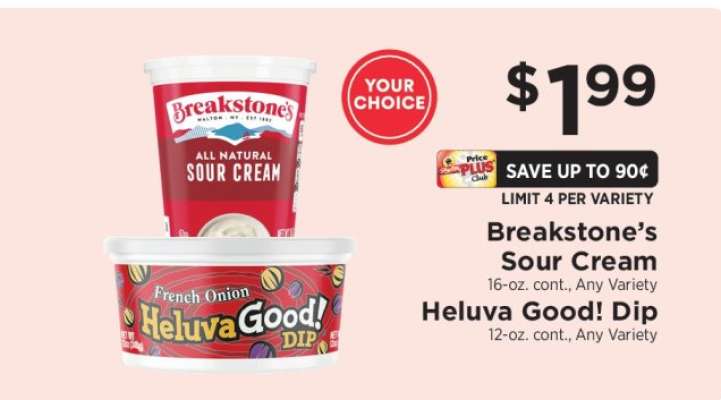 Breakstone's Sour Cream & Heluva Good! Dip
