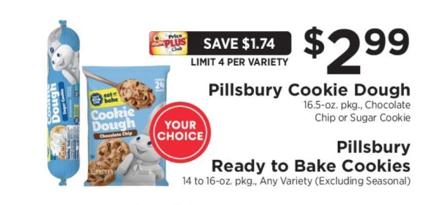 Pillsbury Cookie Dough / Pillsbury Ready to Bake Cookies