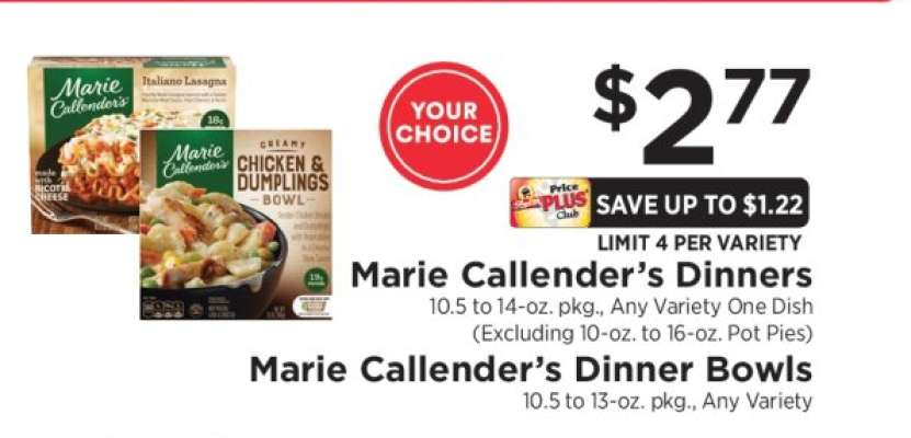 Marie Callender's Dinners